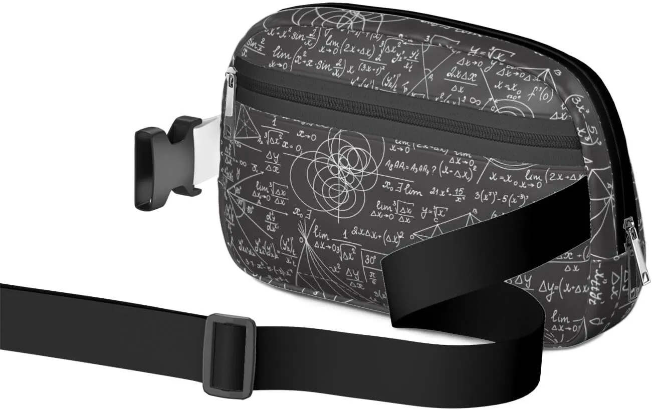 Fanny Pack for Women,Mini Waterproof Science theme Belt Bag,Fashionable Crossbody,Cute Everywhere Belt Bags Fanny Pack for Hiking,Travel.