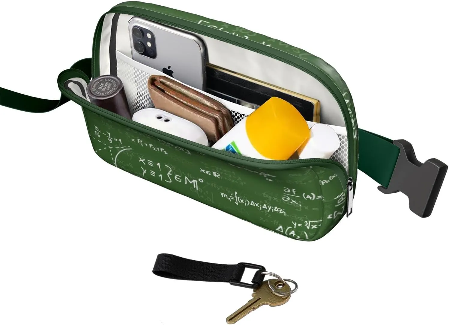 Fanny Pack for Women,Mini Waterproof Science theme Belt Bag,Fashionable Crossbody,Cute Everywhere Belt Bags Fanny Pack for Hiking,Travel.