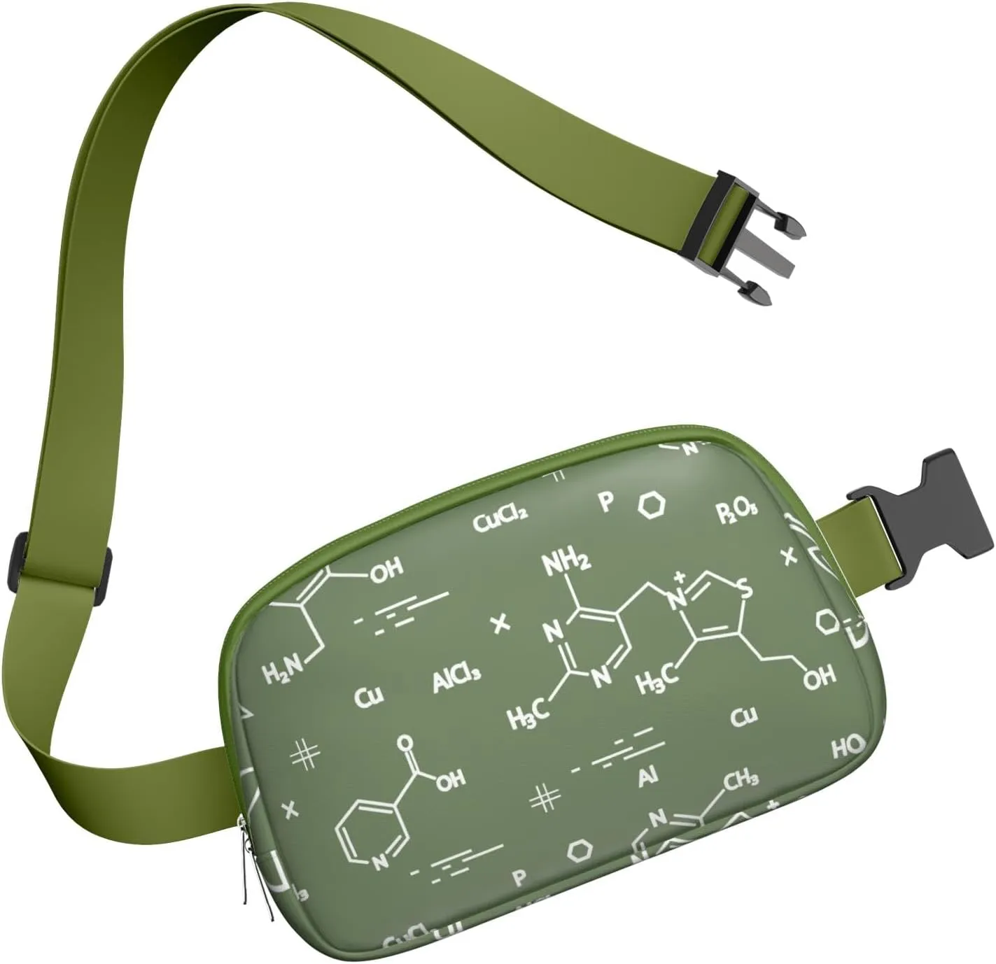 Fanny Pack for Women,Mini Waterproof Science theme Belt Bag,Fashionable Crossbody,Cute Everywhere Belt Bags Fanny Pack for Hiking,Travel.