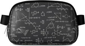 Fanny Pack for Women,Mini Waterproof Science theme Belt Bag,Fashionable Crossbody,Cute Everywhere Belt Bags Fanny Pack for Hiking,Travel.