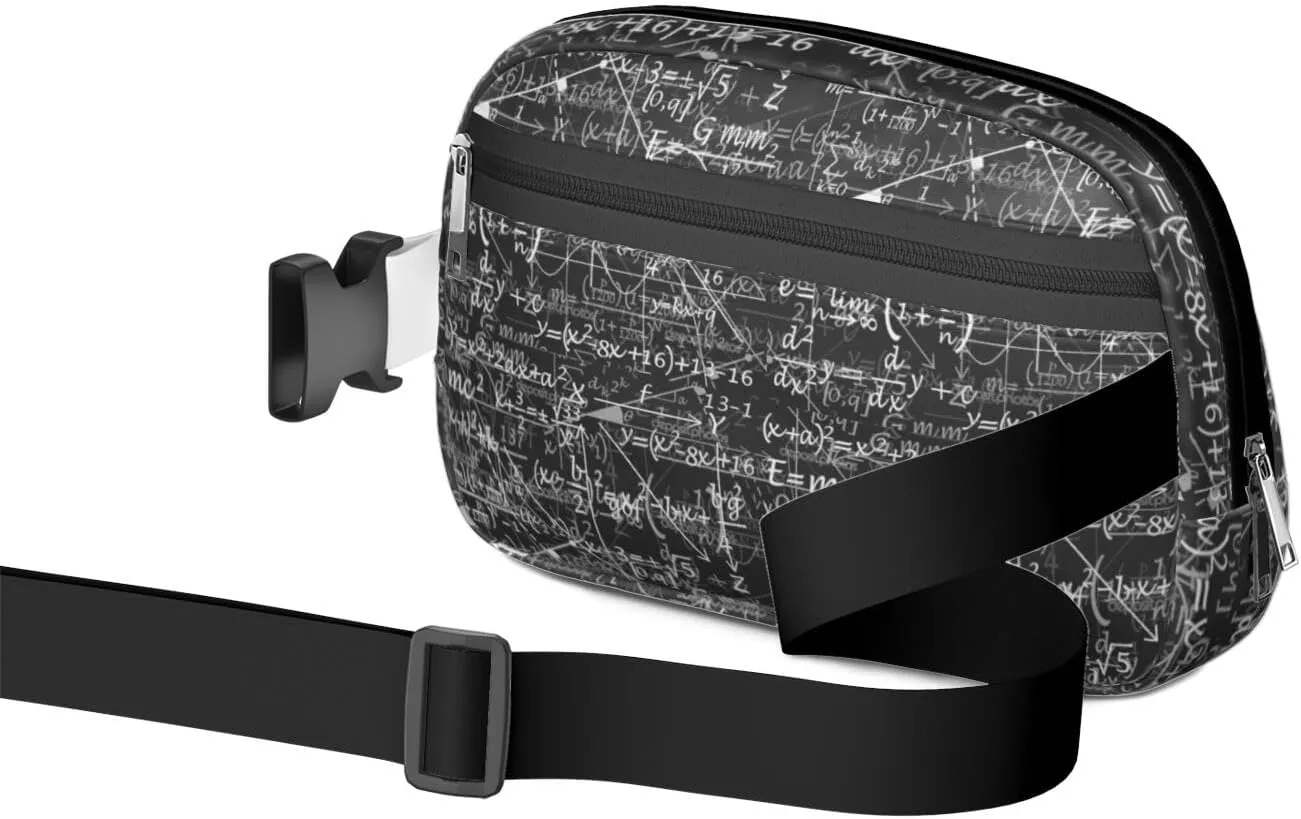 Fanny Pack for Women,Mini Waterproof Science theme Belt Bag,Fashionable Crossbody,Cute Everywhere Belt Bags Fanny Pack for Hiking,Travel.