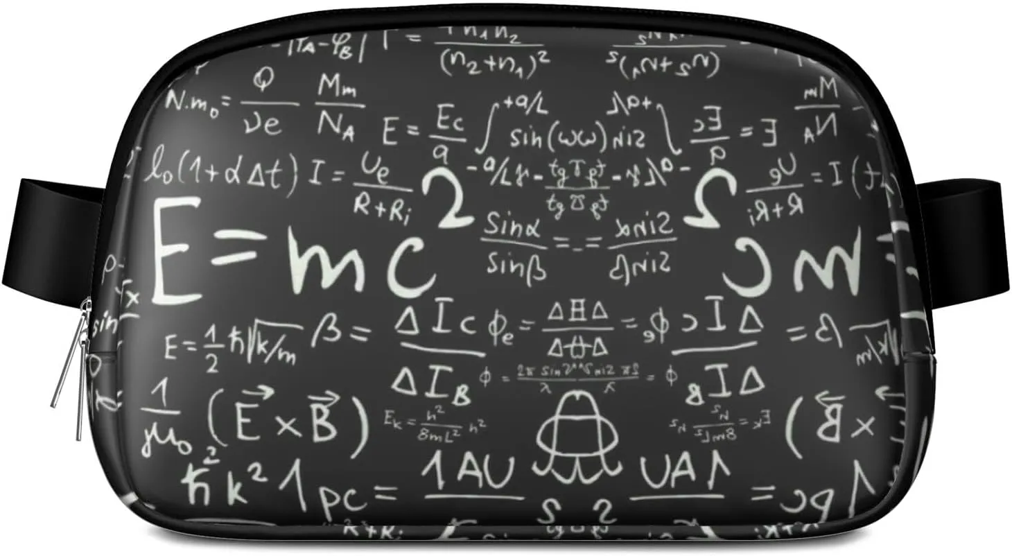 Fanny Pack for Women,Mini Waterproof Science theme Belt Bag,Fashionable Crossbody,Cute Everywhere Belt Bags Fanny Pack for Hiking,Travel.