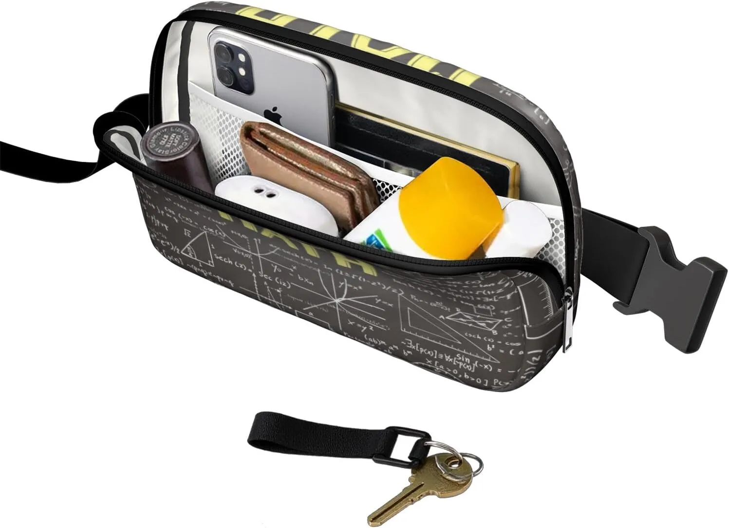 Fanny Pack for Women,Mini Waterproof Science theme Belt Bag,Fashionable Crossbody,Cute Everywhere Belt Bags Fanny Pack for Hiking,Travel.