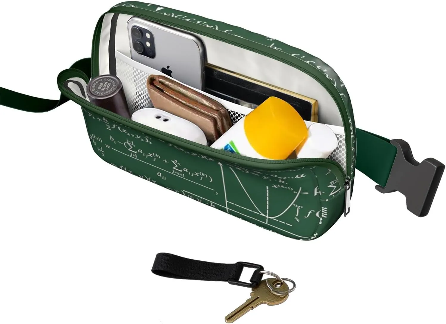 Fanny Pack for Women,Mini Waterproof Science theme Belt Bag,Fashionable Crossbody,Cute Everywhere Belt Bags Fanny Pack for Hiking,Travel.