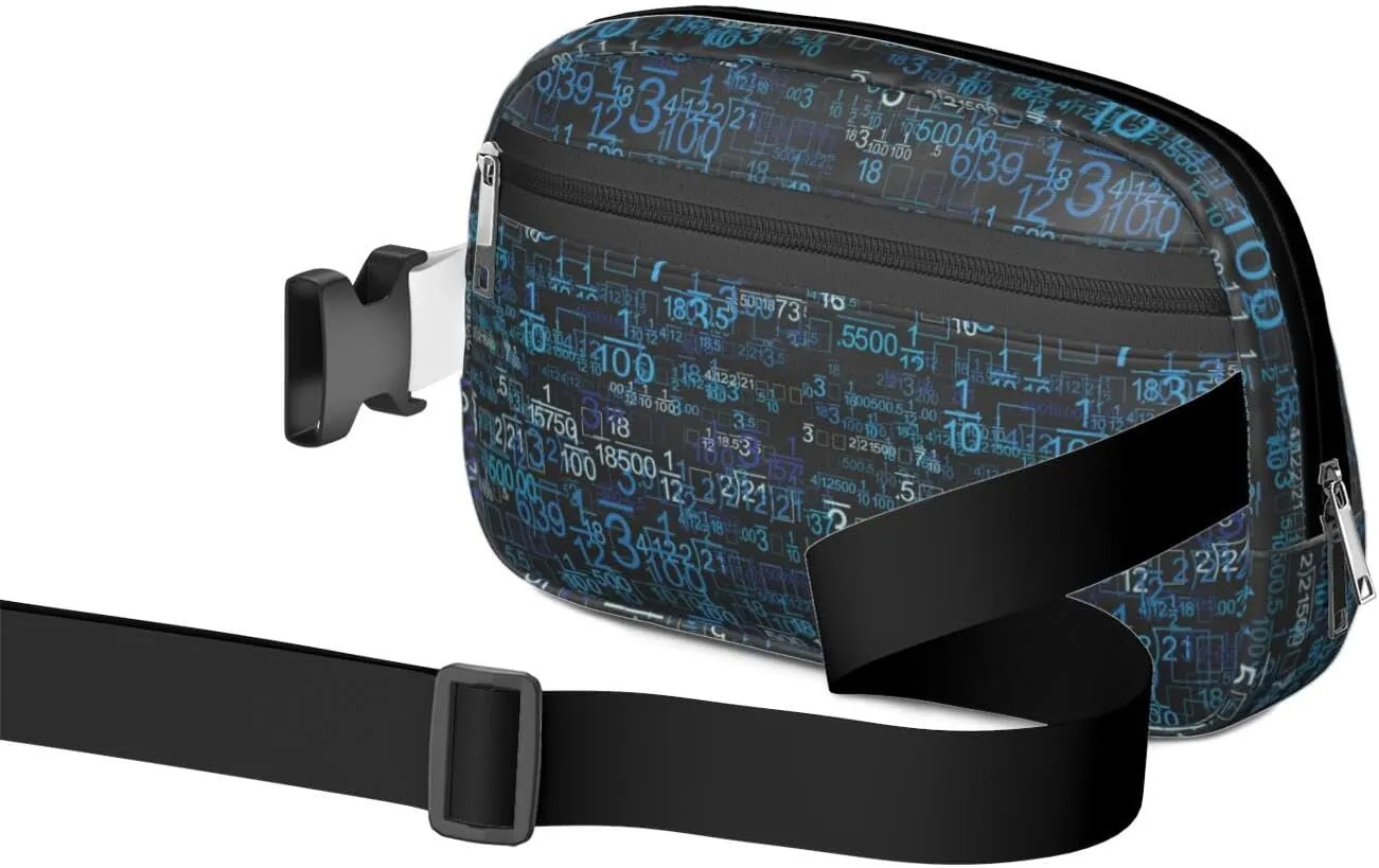 Fanny Pack for Women,Mini Waterproof Science theme Belt Bag,Fashionable Crossbody,Cute Everywhere Belt Bags Fanny Pack for Hiking,Travel.