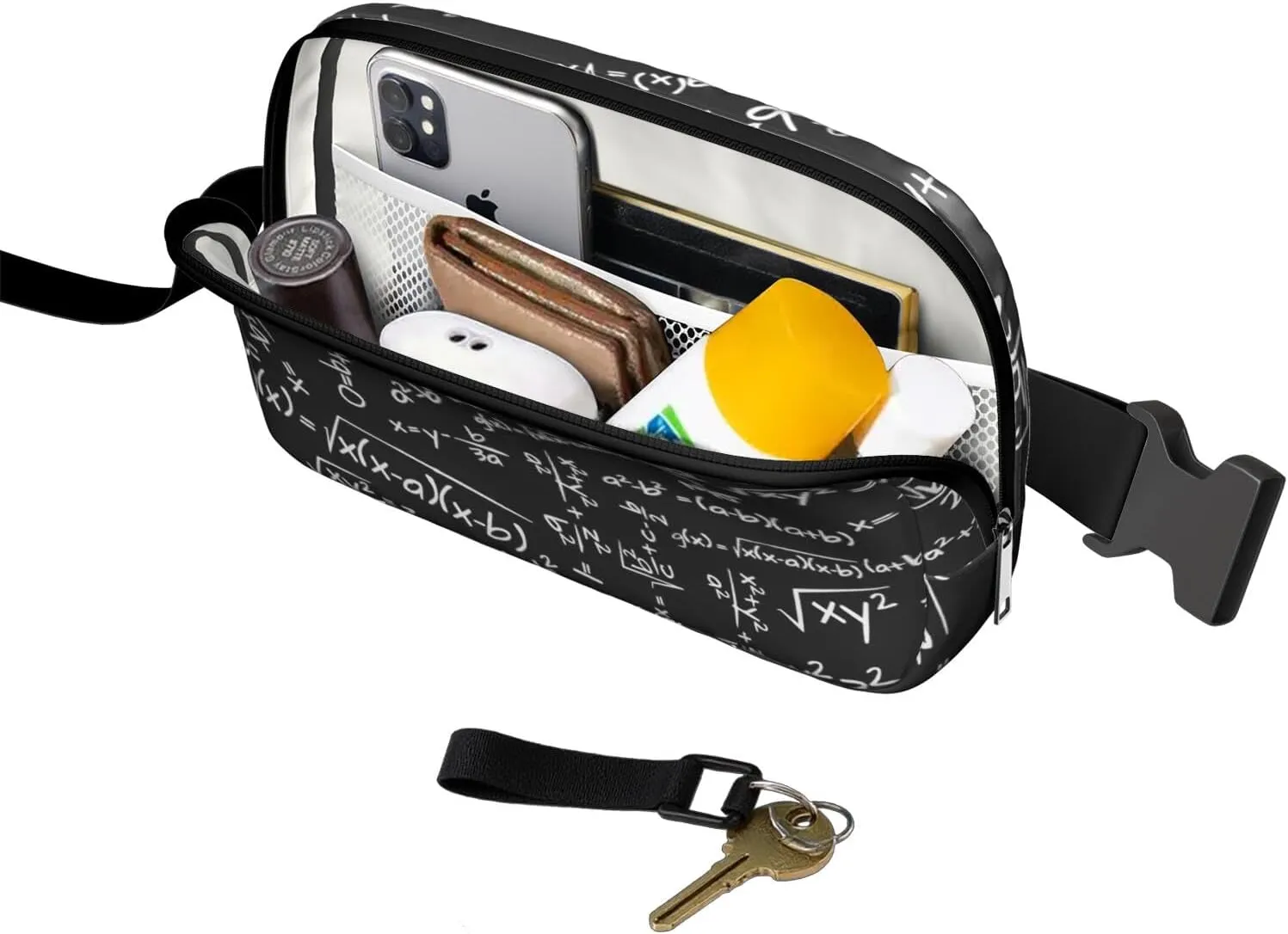 Fanny Pack for Women,Mini Waterproof Science theme Belt Bag,Fashionable Crossbody,Cute Everywhere Belt Bags Fanny Pack for Hiking,Travel.