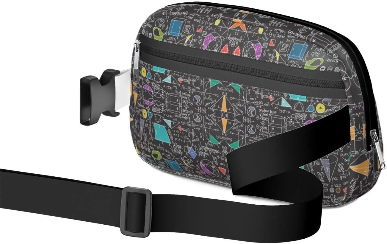 Fanny Pack for Women,Mini Waterproof Science theme Belt Bag,Fashionable Crossbody,Cute Everywhere Belt Bags Fanny Pack for Hiking,Travel.