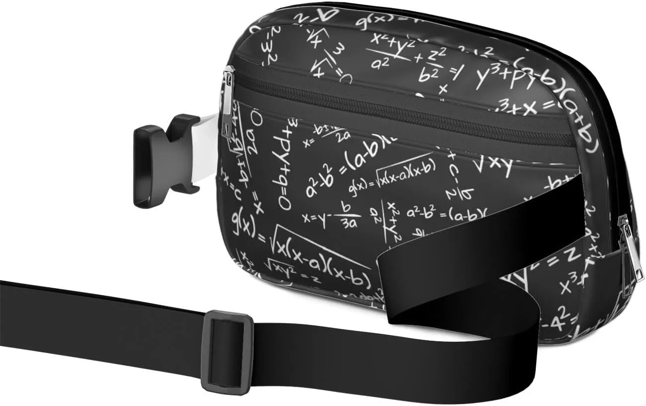 Fanny Pack for Women,Mini Waterproof Science theme Belt Bag,Fashionable Crossbody,Cute Everywhere Belt Bags Fanny Pack for Hiking,Travel.