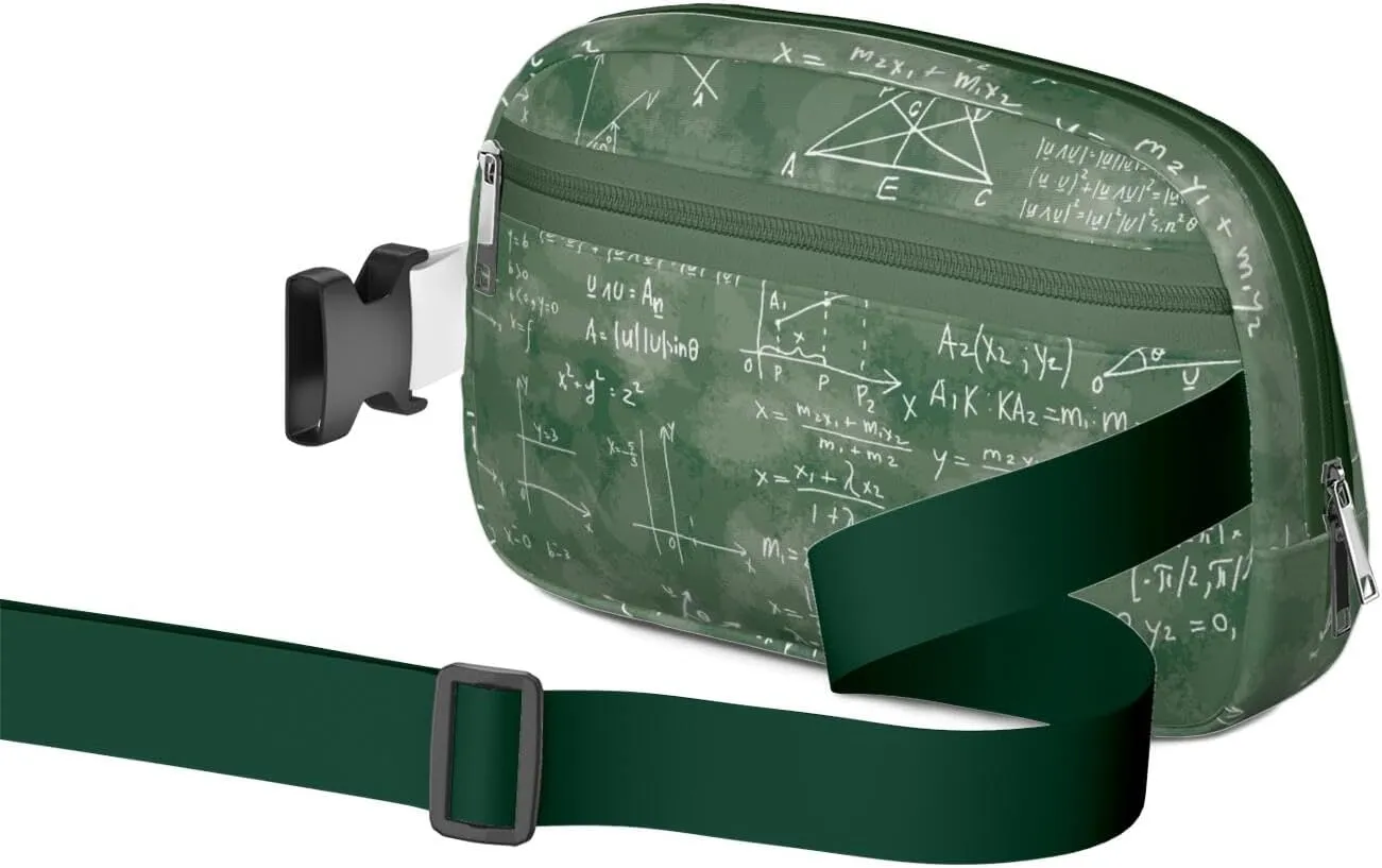 Fanny Pack for Women,Mini Waterproof Science theme Belt Bag,Fashionable Crossbody,Cute Everywhere Belt Bags Fanny Pack for Hiking,Travel.