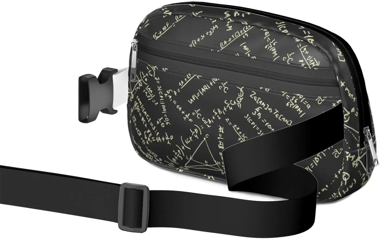 Fanny Pack for Women,Mini Waterproof Science theme Belt Bag,Fashionable Crossbody,Cute Everywhere Belt Bags Fanny Pack for Hiking,Travel.