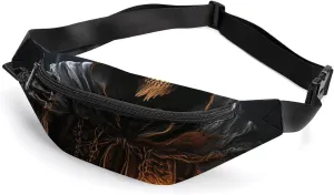 Fanny Packs for Women Portable Waist Pack Adjustable Belt Bum Bag Grim Reaper Hip Bags for Travel
