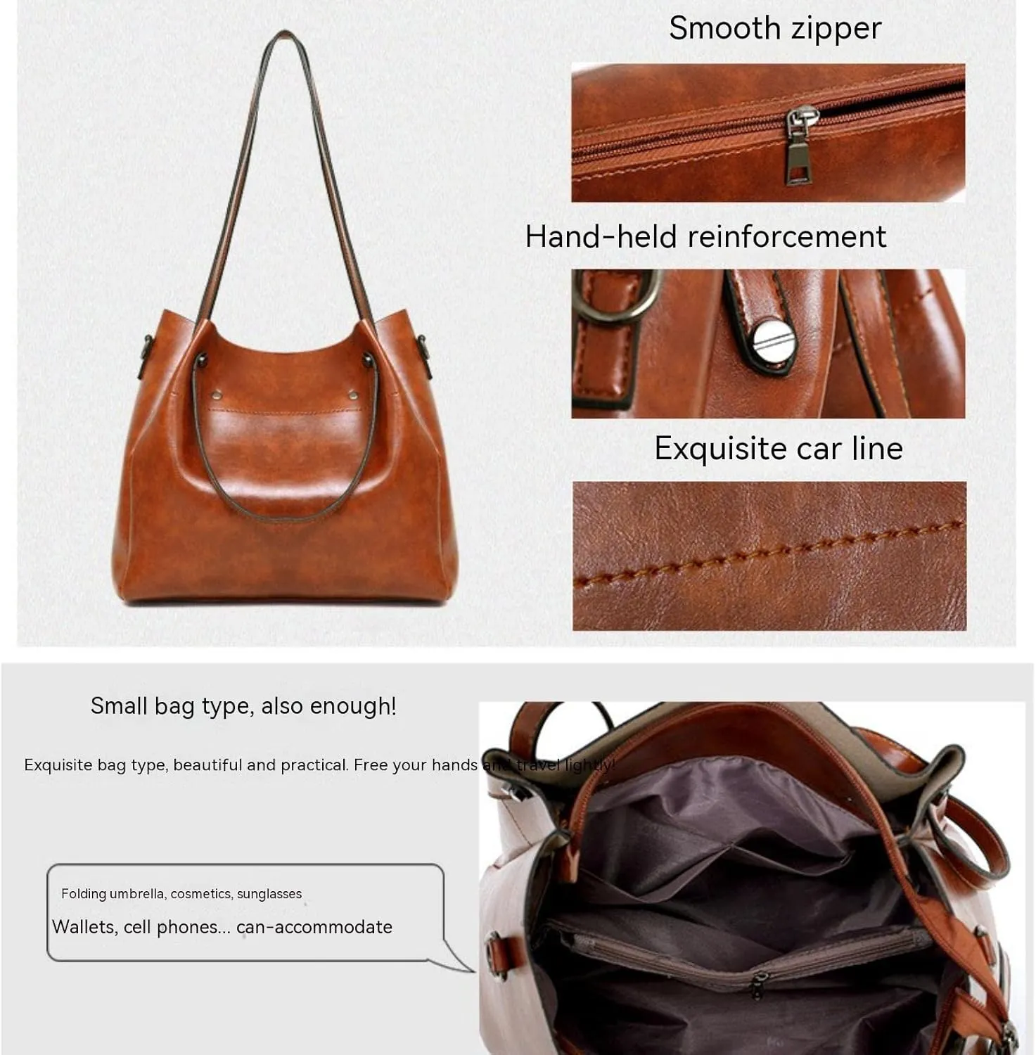 Fashion Tote Bags Shoulder Bag Purses and Handbags for Women Top Handle Satchel Bags Purse Set 4pcs