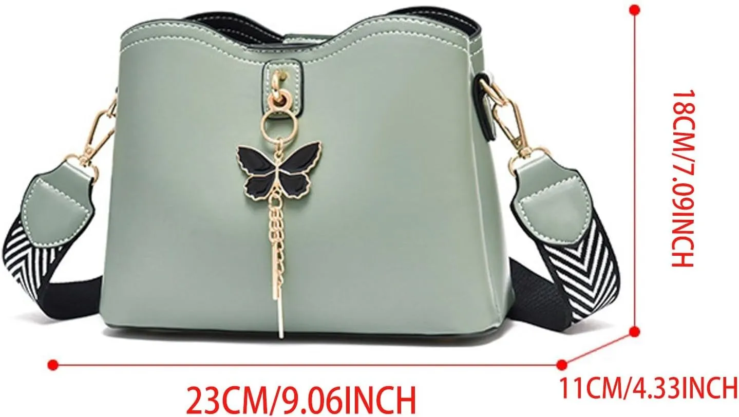 Fashionable And Versatile Women's Casual Large Capacity Simple Solid Color Single Shoulder Crossbody (Black, One Size)