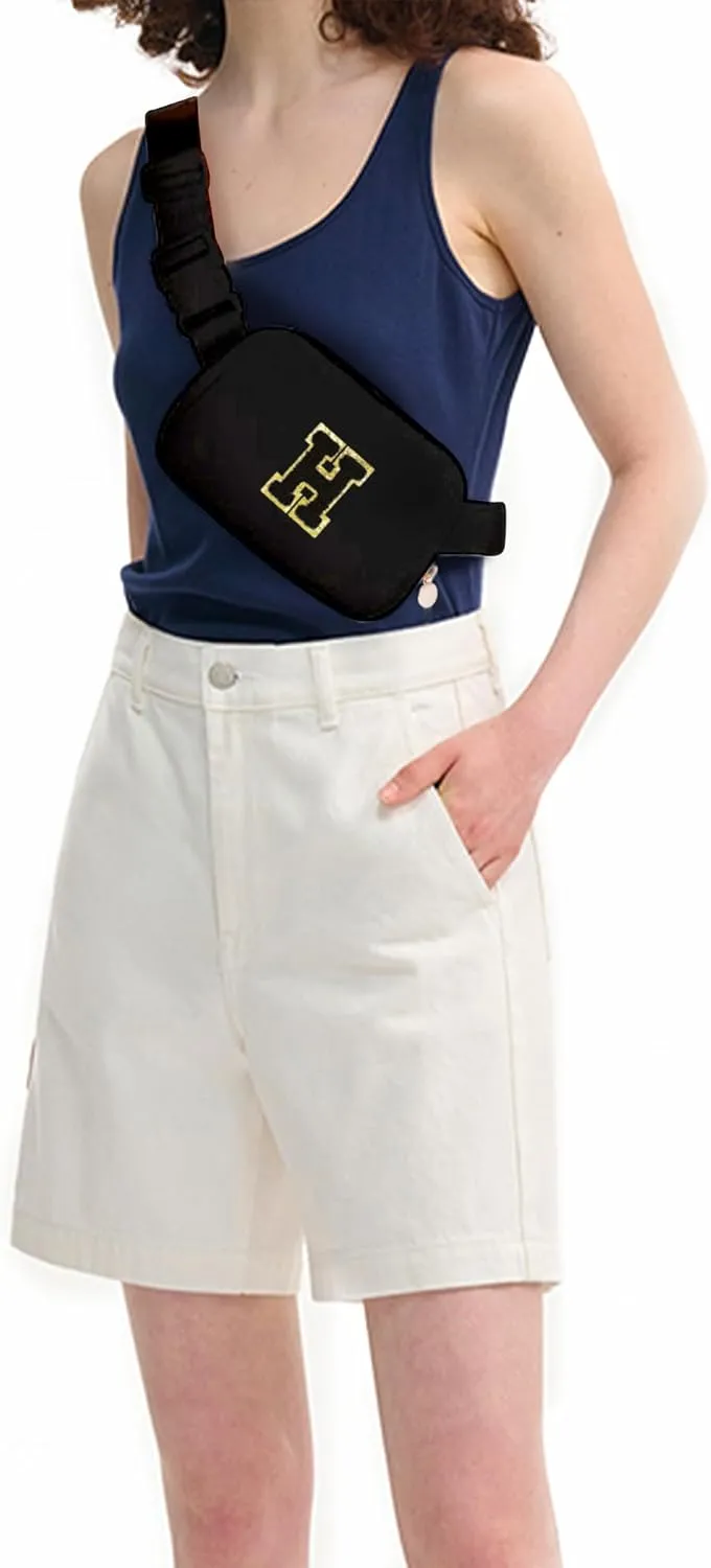 Father's Day Gift - Personalized Crossbody Bag | Black