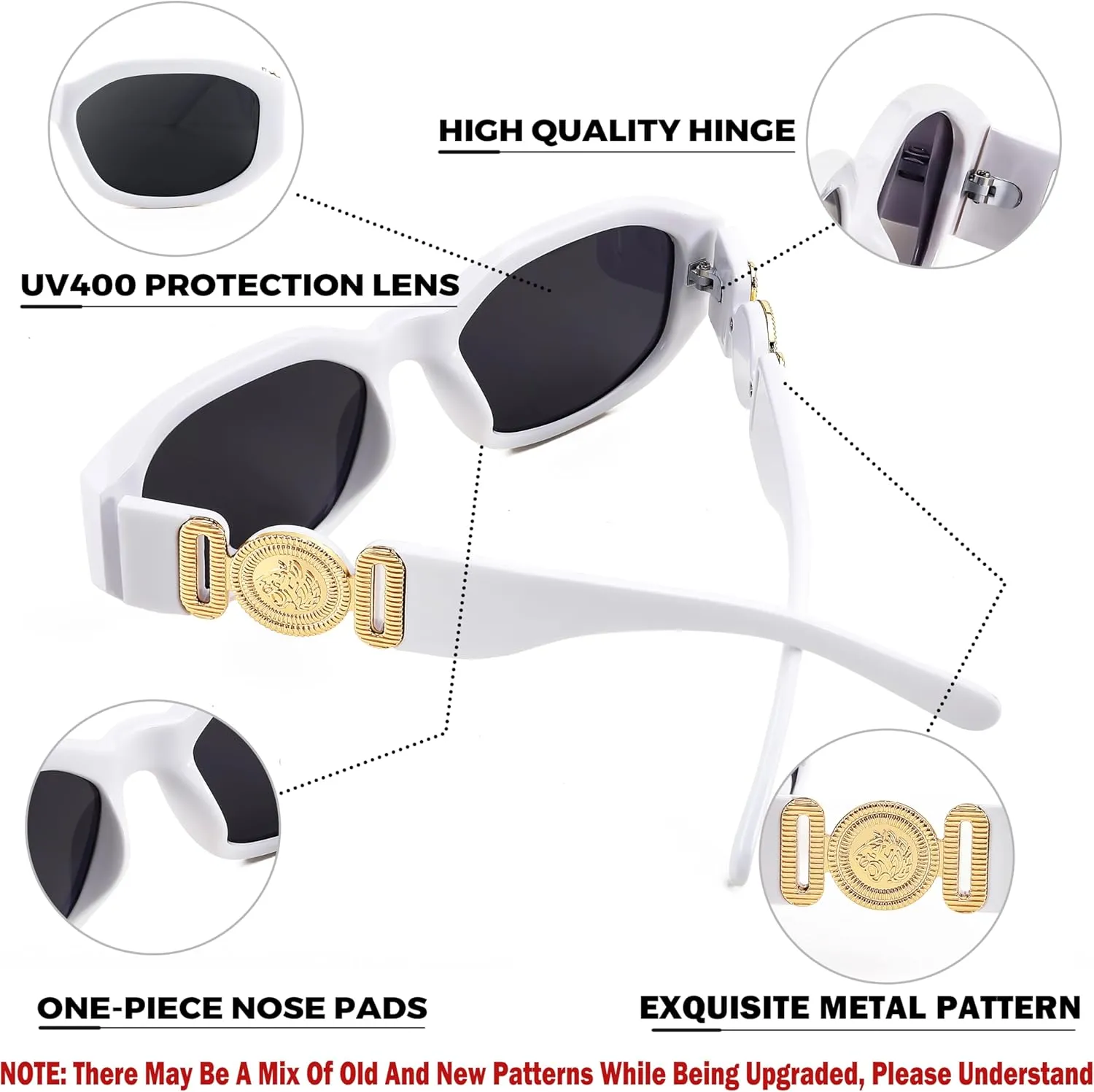 FEISEDY Retro Trendy Rectangle Sunglasses Women Men Vintage 90s Small Narrow Square Sunglasses B2322