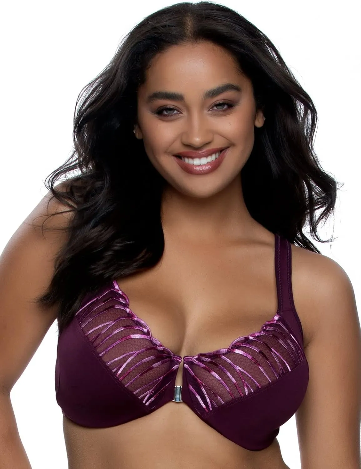 Felina - Paramour Angie Front Close Minimizer Bra for Women
