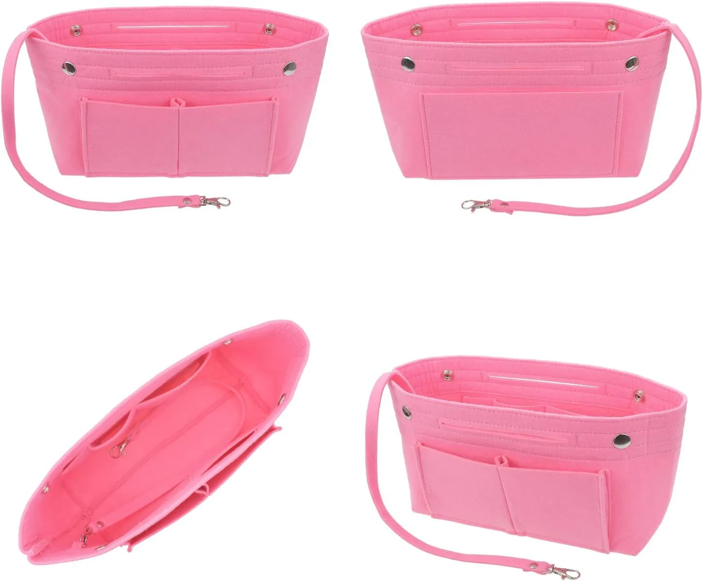 Felt Tote Handbag Purse Organizer Insert Divider Shaper Bag in Bag
