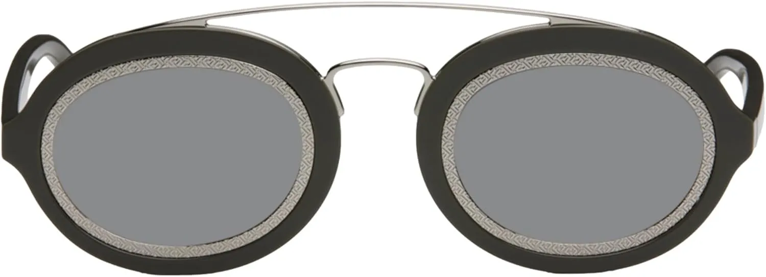 FENDI FF Men's Sunglasses Grey and Palladio Silver