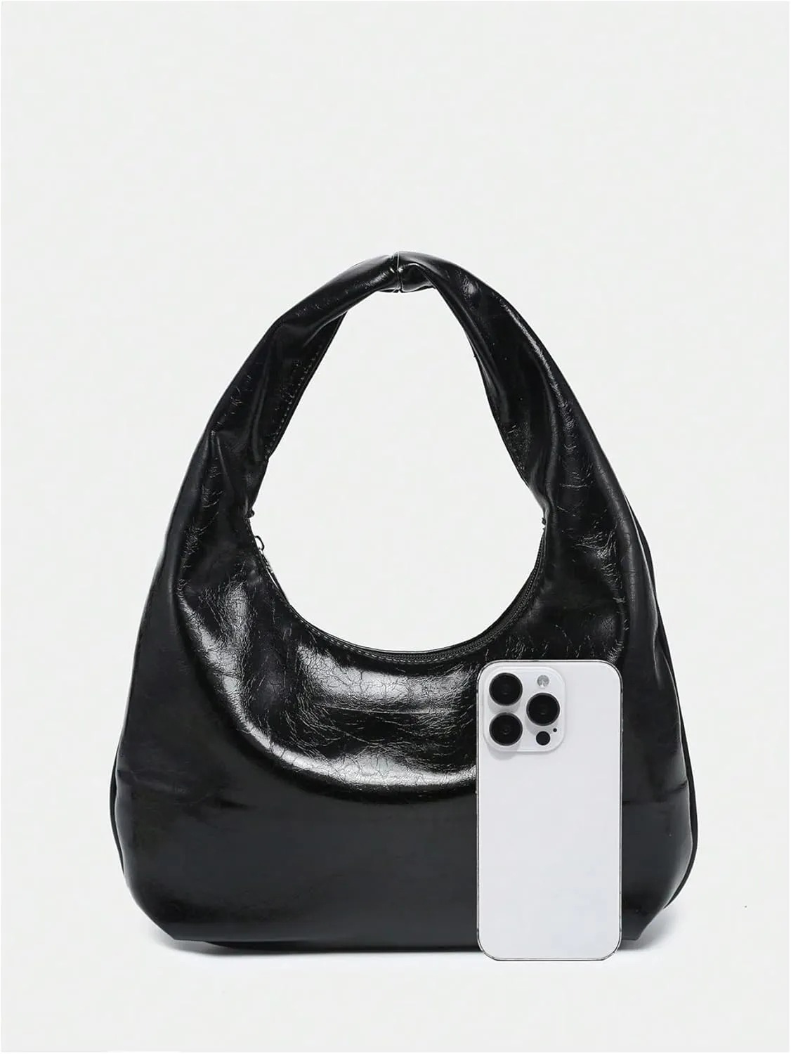 Floerns Women's Vintage Leather Tote Shoulder Handbag Top Handle Hobo Bag