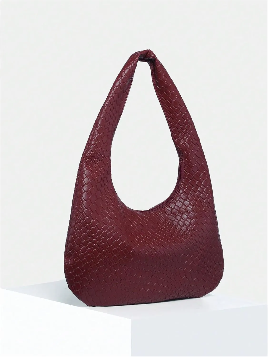 Floerns Women's Vintage Leather Tote Shoulder Handbag Top Handle Hobo Bag