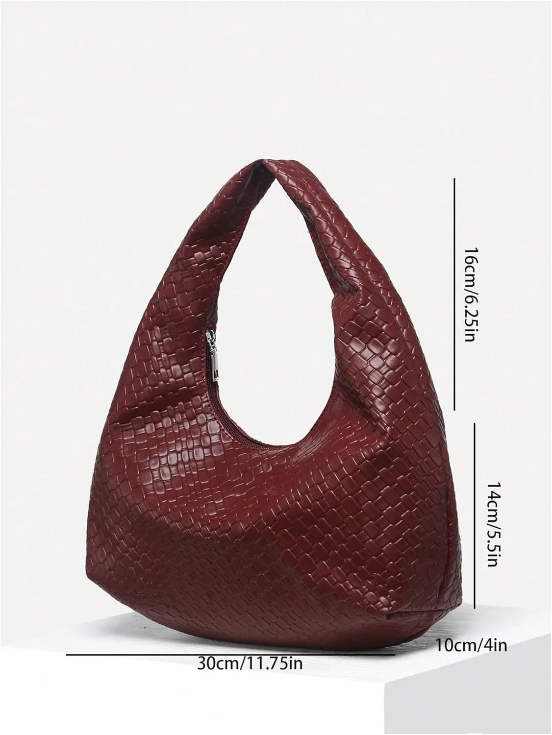 Floerns Women's Vintage Leather Tote Shoulder Handbag Top Handle Hobo Bag