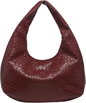 Floerns Women's Vintage Leather Tote Shoulder Handbag Top Handle Hobo Bag