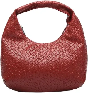 Floerns Women's Vintage Leather Tote Shoulder Handbag Top Handle Hobo Bag