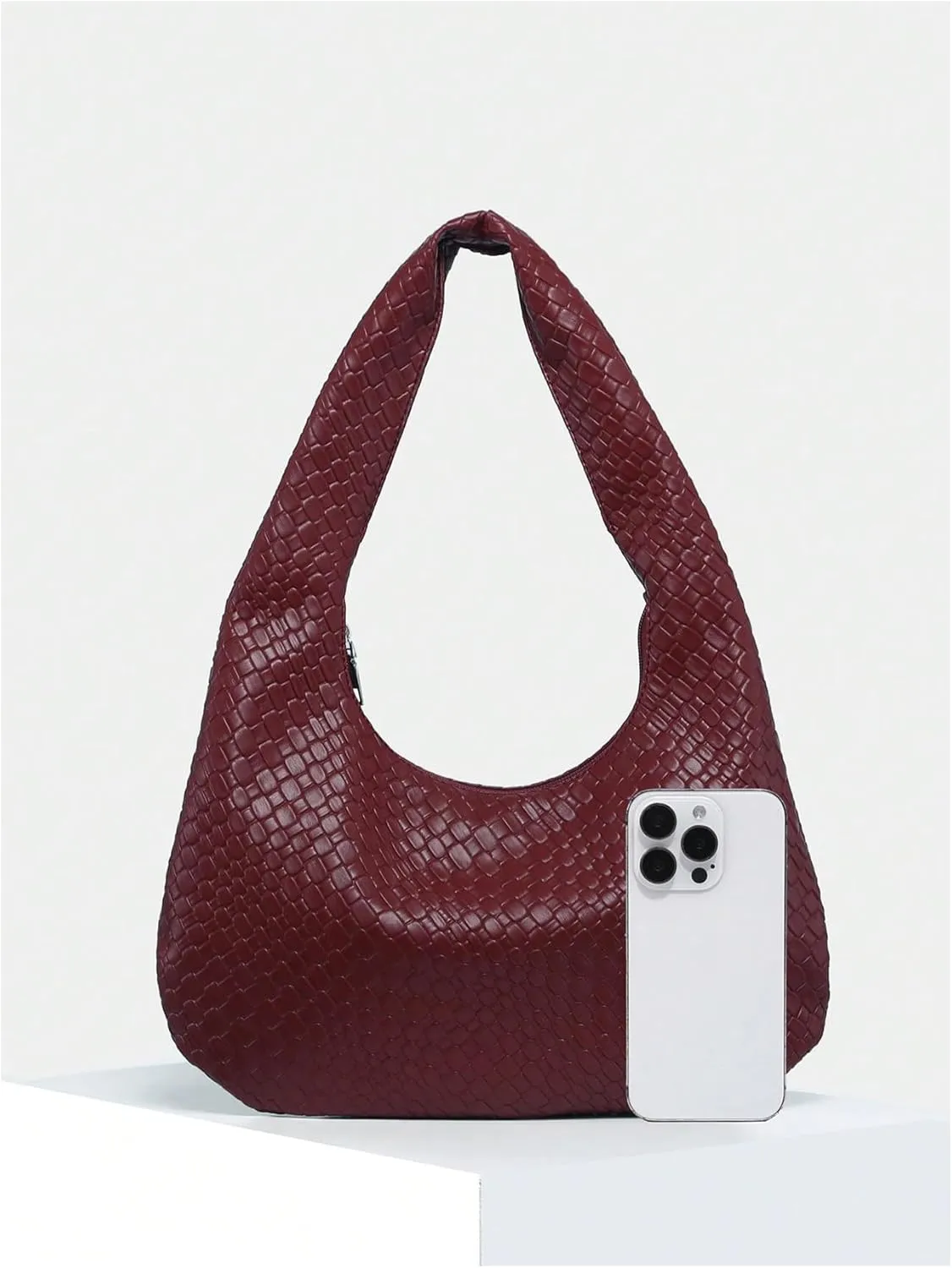 Floerns Women's Vintage Leather Tote Shoulder Handbag Top Handle Hobo Bag