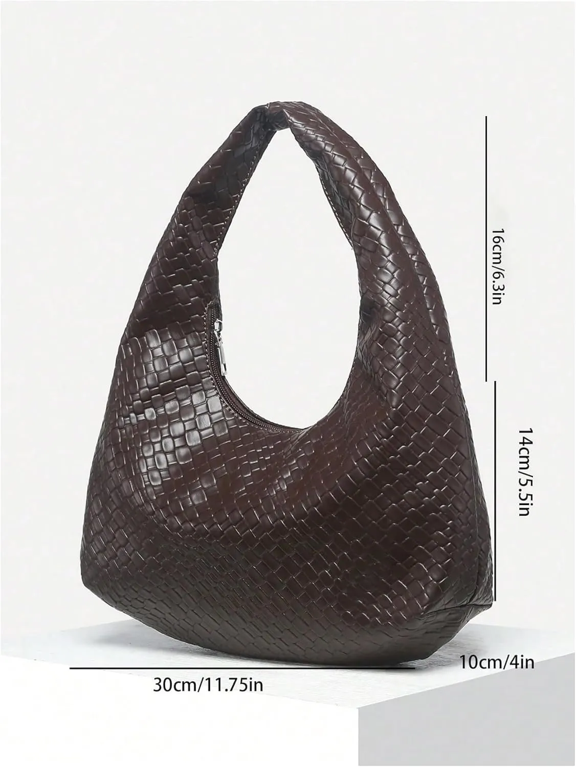 Floerns Women's Vintage Leather Tote Shoulder Handbag Top Handle Hobo Bag