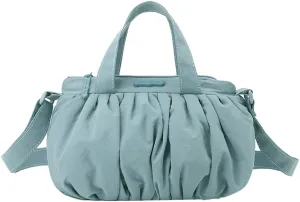 Floppy Crossbody Bags for Women Puffy Cloud Bag Lightweight Nylon Purses for Women Shoulder Bag Hobo Handbag Everyday