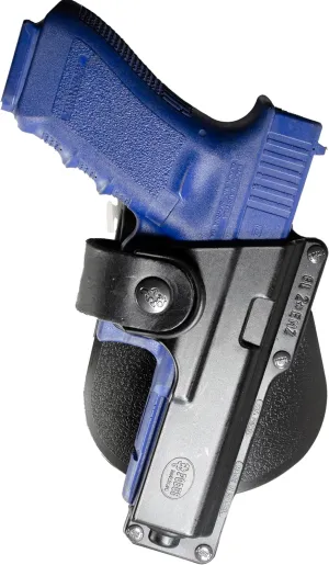 Fobus Tactical Speed Holster Paddle GLT19 Glock 19,23,32 / S&W 99 Compact/ M&P Compact holds Handgun with Laser or Light , Black