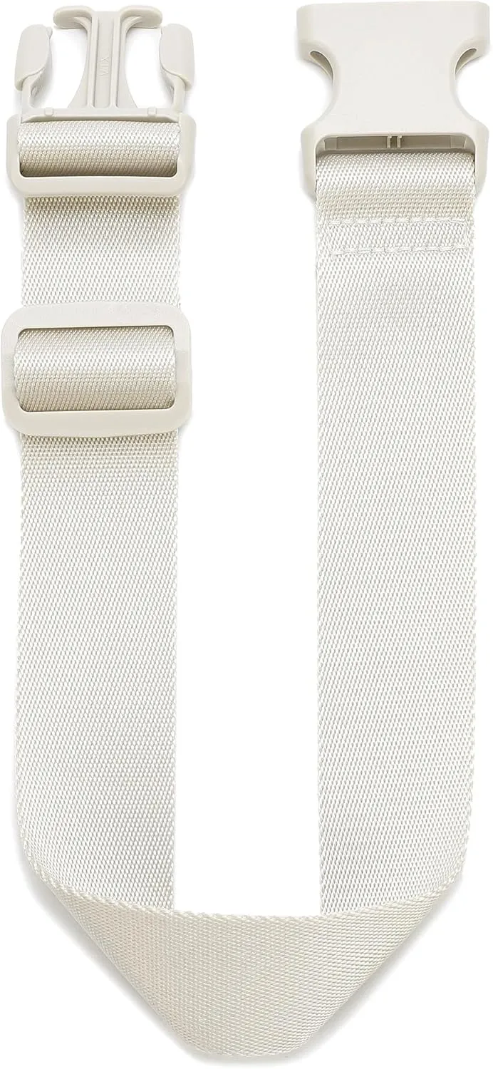 FODOKO Belt Bag Fanny Pack Extender Adjustable Elastic Strap, Belt Extender for Waist Bum Bag Compatible with Everywhere Belt Bag White