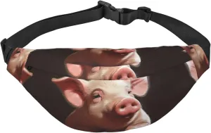 Foolish Cute Animal Fanny Packs for Men Women Waist Packs Large Crossbody Belt Bag Bum Bag with Adjustable Strap