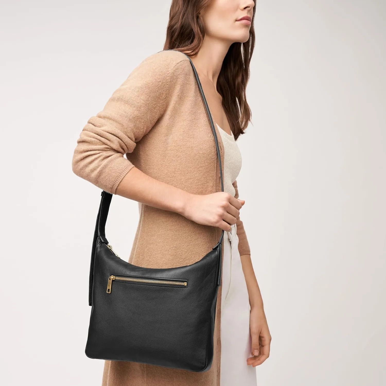 Fossil Women's Cecilia Leather Crossbody Purse Handbag for Women