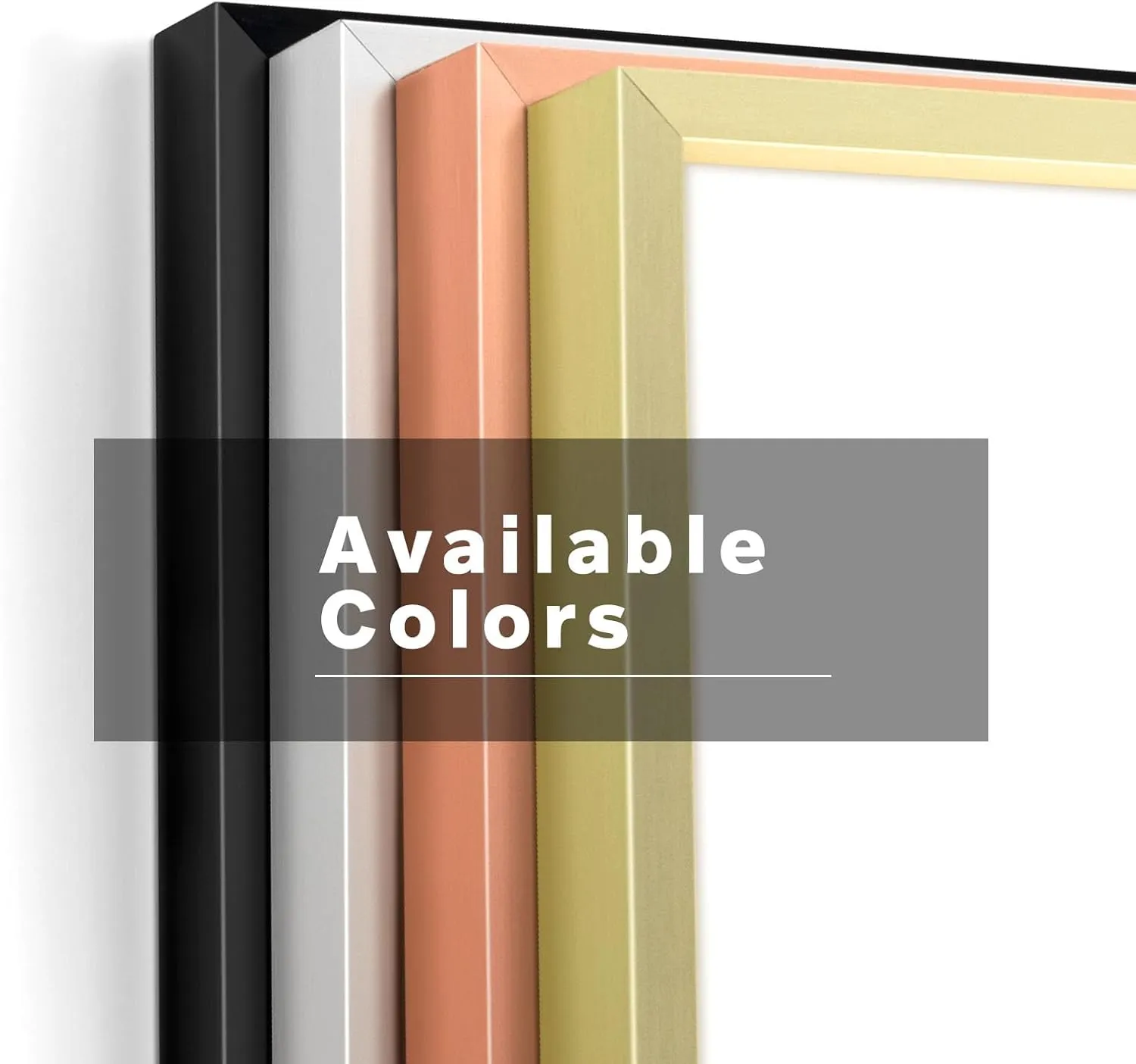 Frametory, 11x14 Metal Picture Frame with Mat for 8x10 Picture & Real Glass, Aluminum Photo Frame Collection (Black, 1 Pack)