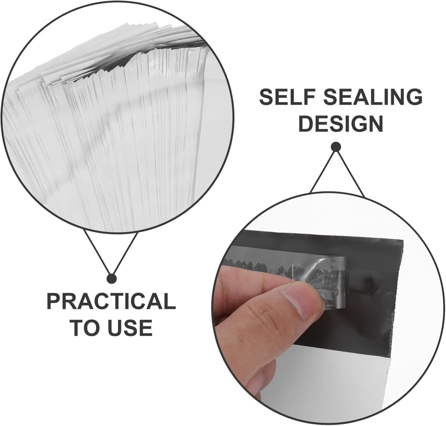 FRCOLOR 4sets 100pcs Women Sanitary Trash Storage Bags Leak Disposal Bag for Menstrual Pads Self Sealing Privacy Protection Compact Durable Design for Personal Use and Travel 100pcs*4