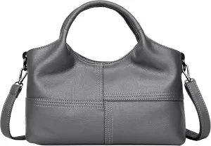 FSD. WG Leather Shoulder Bags Purses and Handbags for Women Top Handle Tote Satchel Ladies Hobo Bags