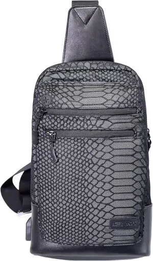 Full Reflective Waist Bag, Multifunctional Crossbody Sling Bag,Cycling Bag with Shoulder Strap