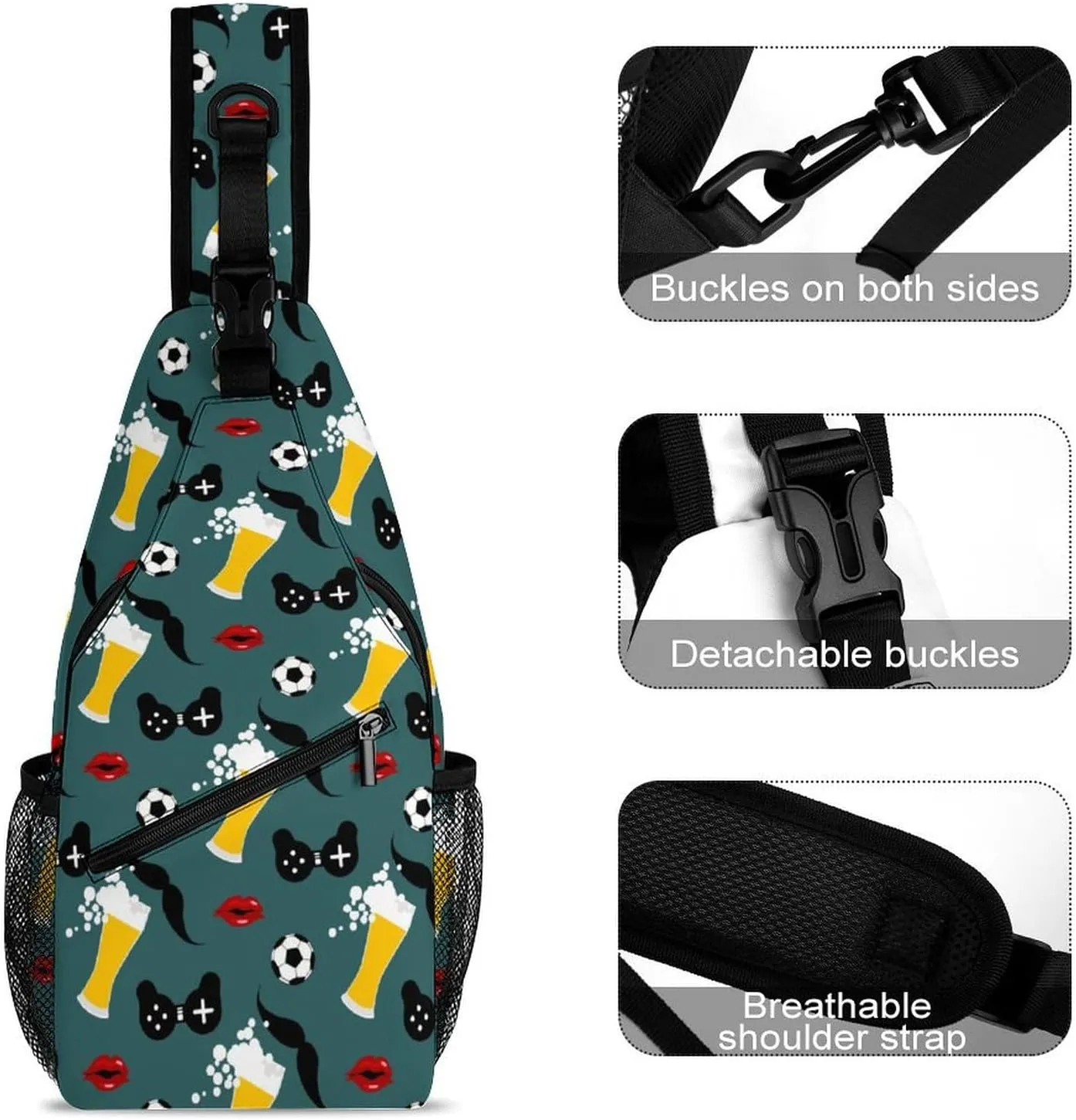 Funny Dragonflies Versatile And Convenient Multipurpose Crossbody Bag - Perfect for Travel And Hiking