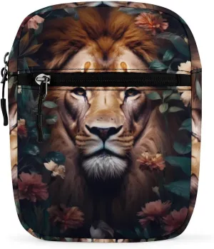 FunnyStar Lion Crossbody Bag Small Shoulder Bag Adjustable Satchel Bag Travel Sling Purse
