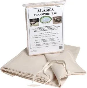 Game Moose/Elk/Bear Hide Transport Bag, 36X48-Inch, White (ATB3648)