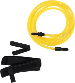 GANAZONO Swimming Resistance Belt Set Elastic Swim Training Belt Loop Mesh Bag Swim Resistance Equipment for Ages