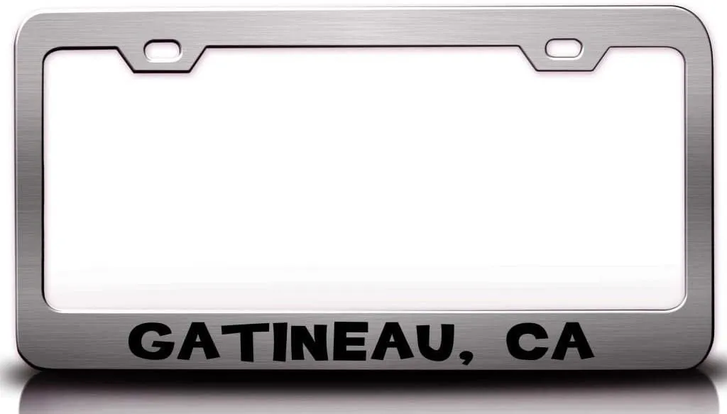 GATINEAU CA USA Canada Metal Car SUV Truck License Plate Frame Ch h38