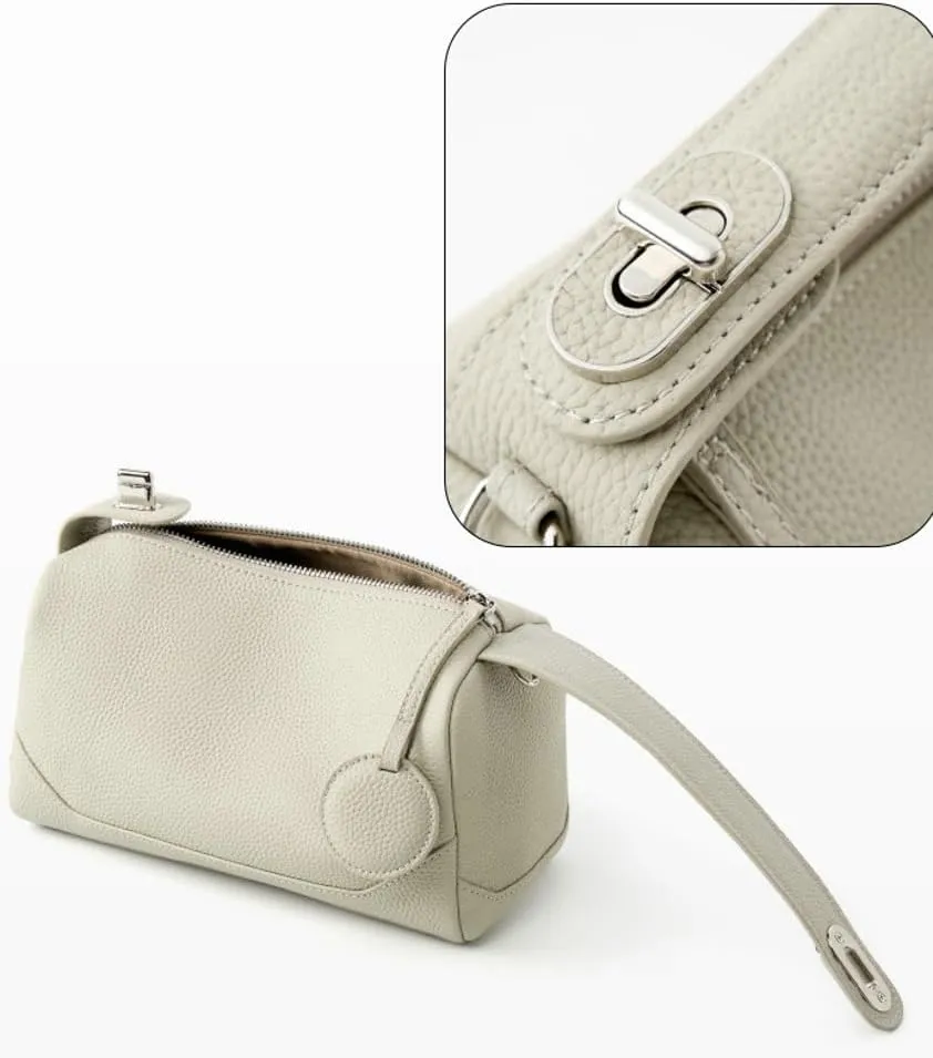 Genuine Leather Crescent Purses for Women Slouchy Crossbody Purse Soft Shoulder Bag Satchel Handbag with Adjustable Strap
