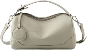 Genuine Leather Crescent Purses for Women Slouchy Crossbody Purse Soft Shoulder Bag Satchel Handbag with Adjustable Strap