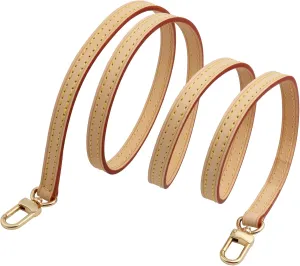 Genuine Vachetta Leather Crossbody Strap Genuine Leather Adjustable Replacement Strap for Shoulder Bag Handbag Purse