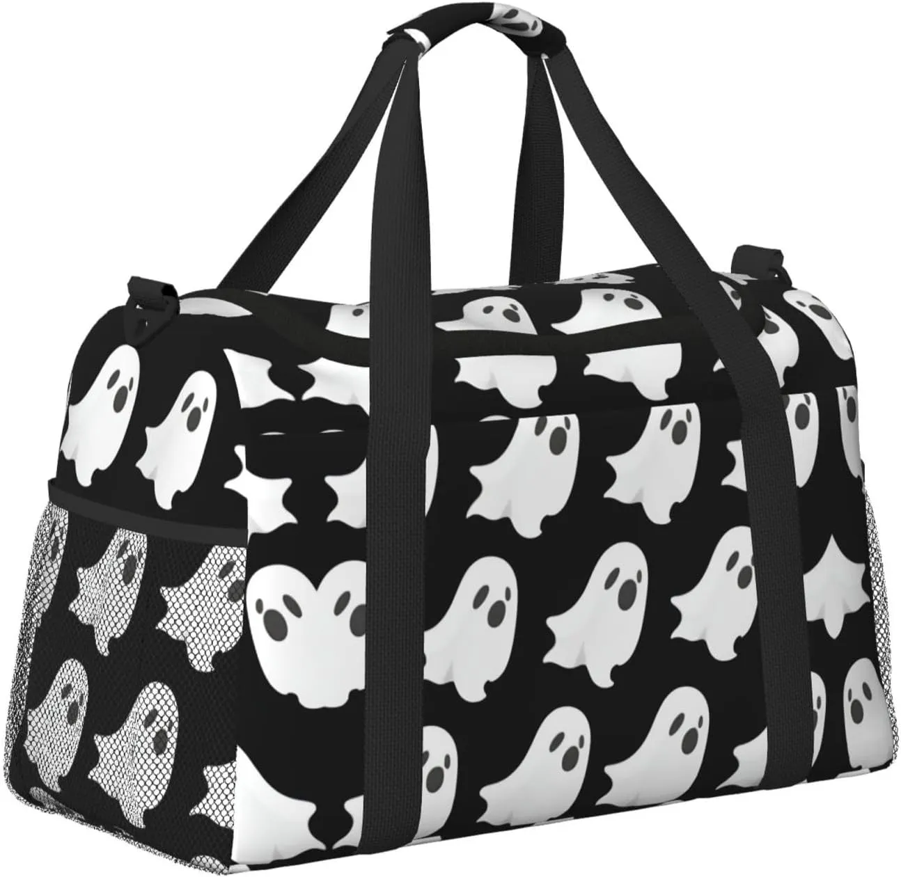 Ghost Halloween Pattern Travel Bag, Weekender Bags For Women Men For Outdoor Adventures, Ideal For Camping And Hiking