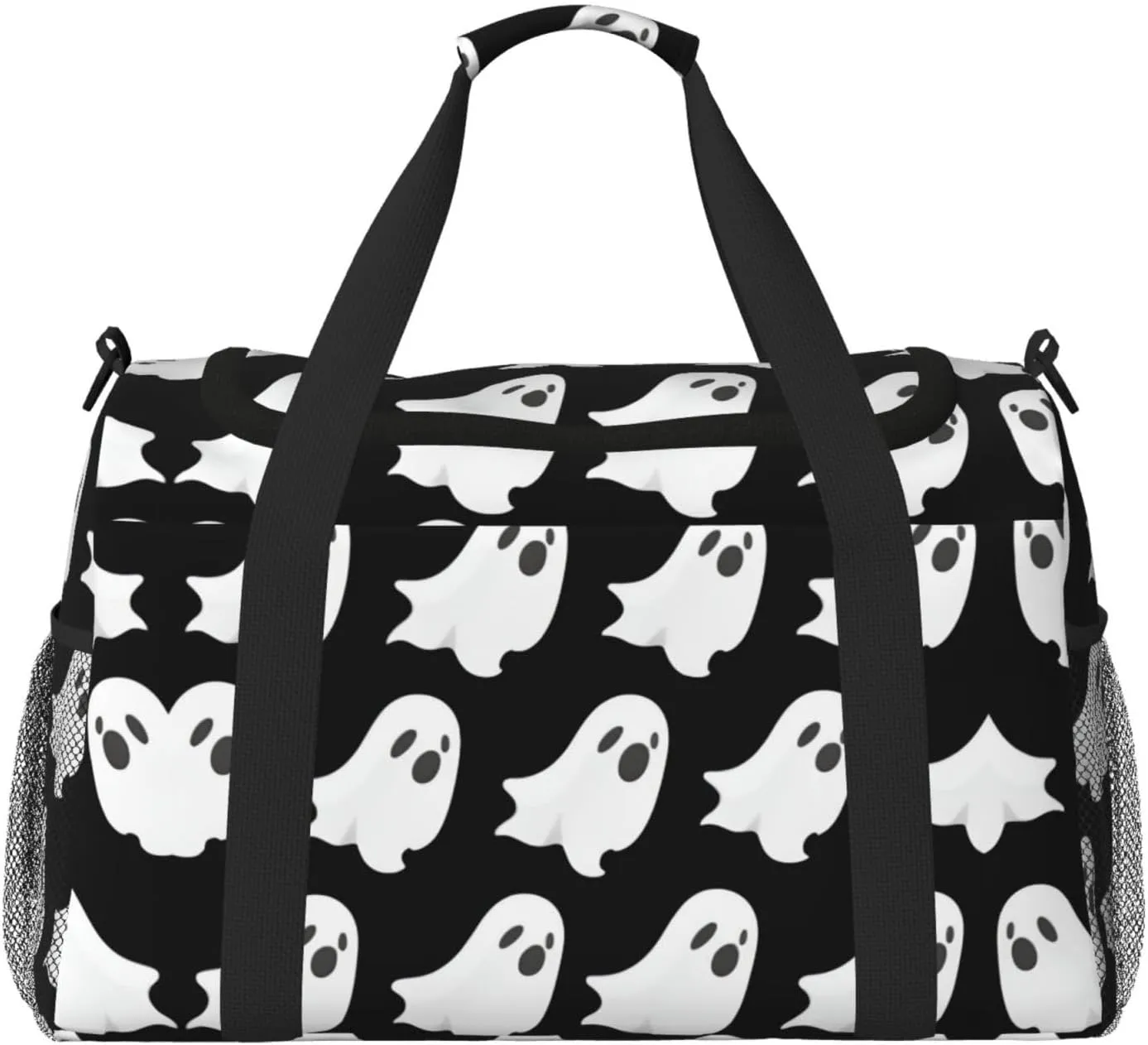 Ghost Halloween Pattern Travel Bag, Weekender Bags For Women Men For Outdoor Adventures, Ideal For Camping And Hiking