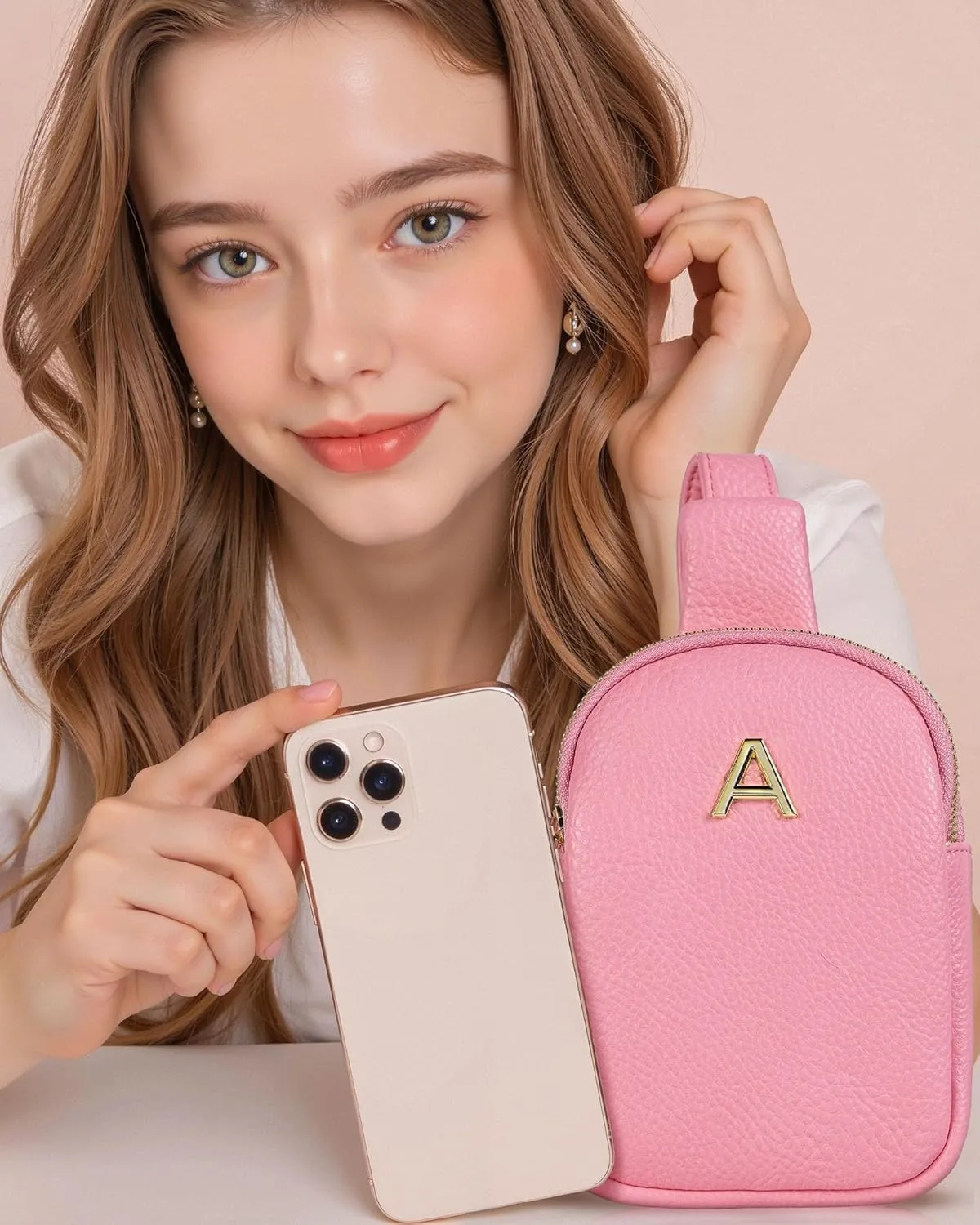 Gifts for 8 9 10 11 12 13 14 15 16 Year Old Girls, Initial Girls Crossbody Bag, Graduation Gifts for 5th 8th Grade, Birthday Gifts for Daughter Granddaughter, Tween Teen Girls Trendy Stuff