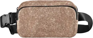 Golden Glitter Women Fanny Packs Belt Bag Hip Pouch Waterproof Trendy Waist Bag for Women